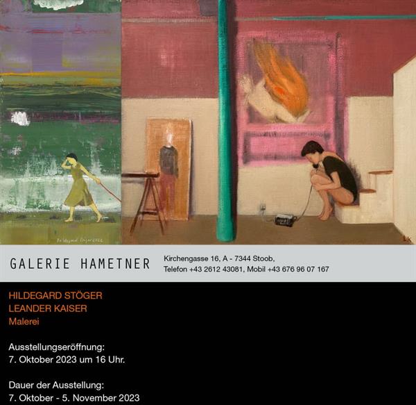 Ausstellungseröffnung: Hildegard Stöger & Leander Kaiser