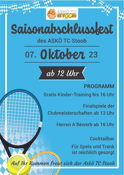 Tennis Abschluss-Fest